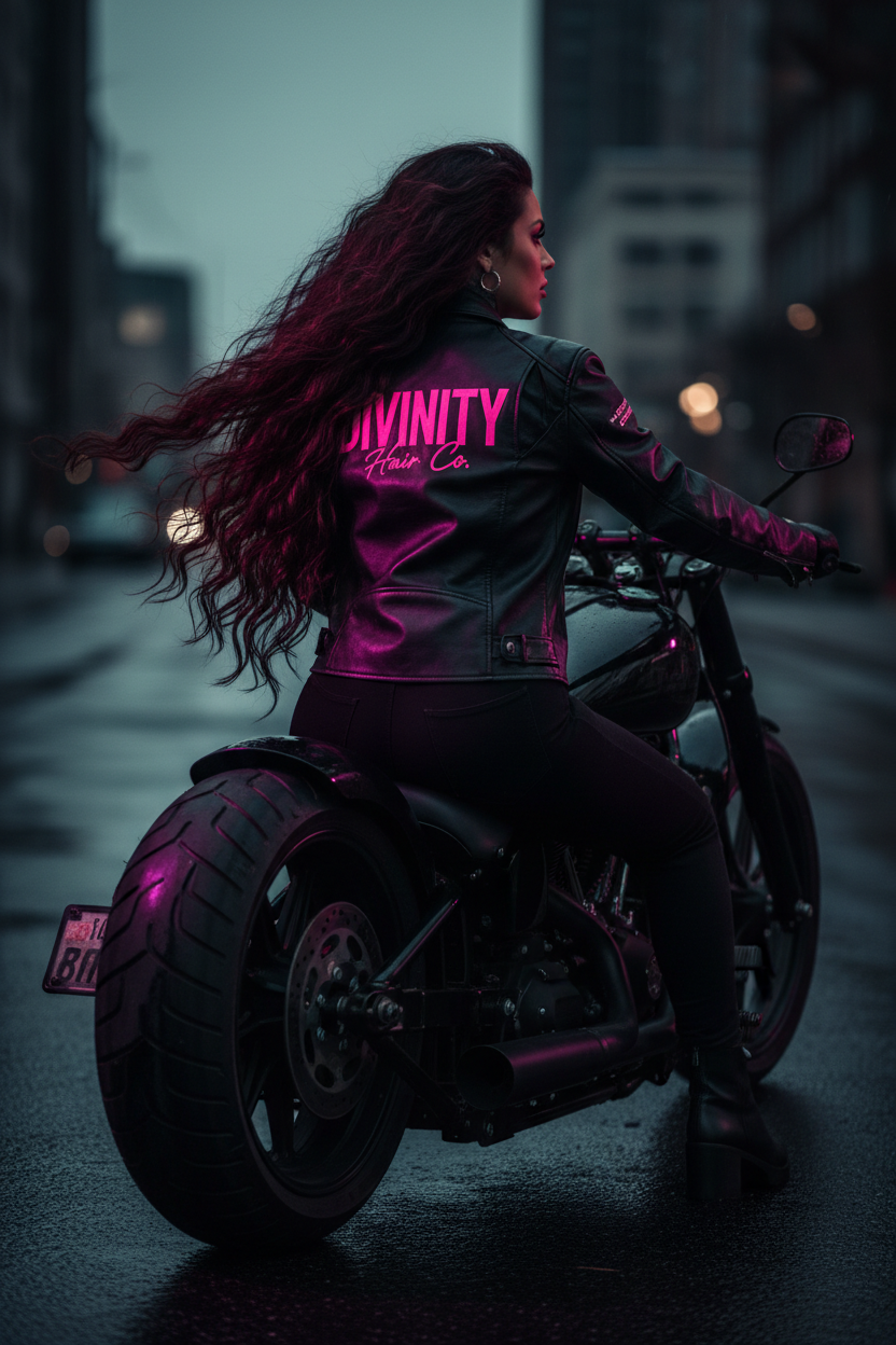 Woman with Divinity Hair extensions